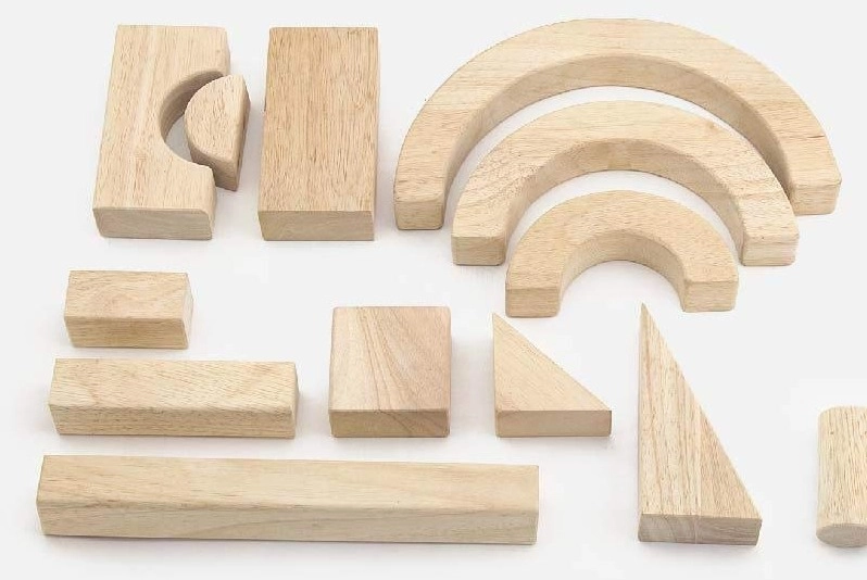 VIGA Wooden Unit Block - 42 pcs
