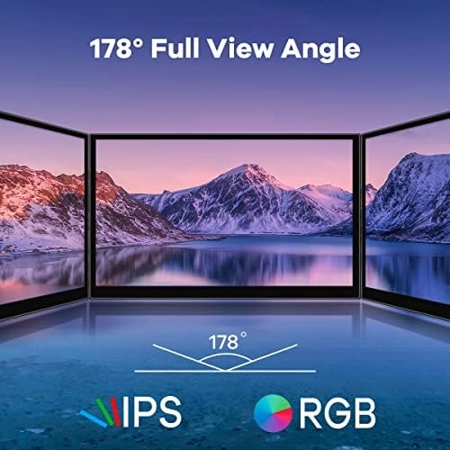 IPS LCD Capacitive Touch Screen HDMI Display Portable Monitor - 1024 x 600 10.1 inch