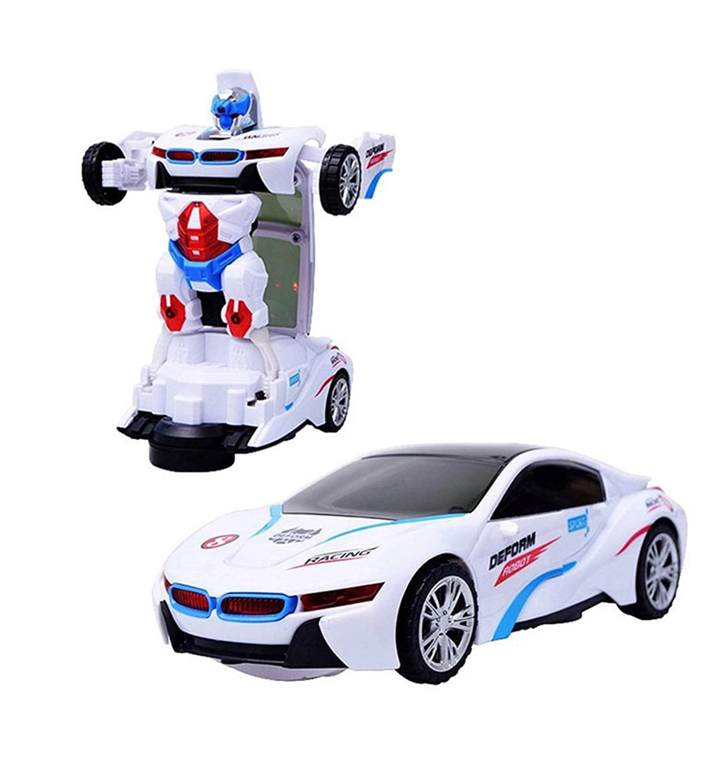 Blossom Deform Robot - Sports Car Convertible Lights