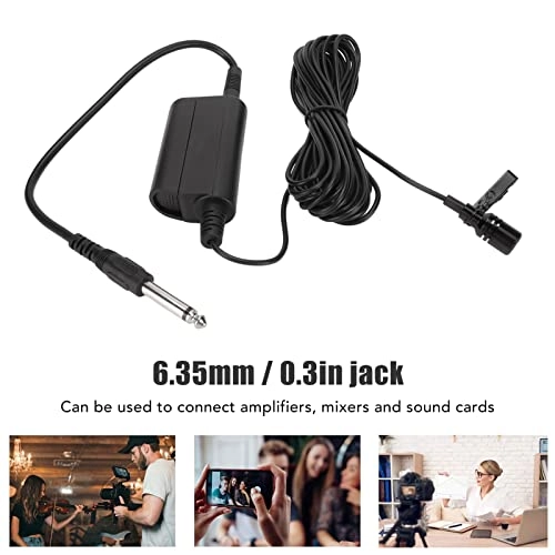 Clamp/holder-on Lapel Microphone 3.5mm-Mini-Jack Microphone