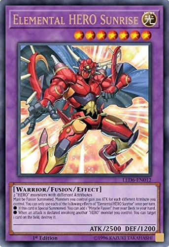Yu-Gi-Oh! Elemental Hero Sunrise LED6-EN012