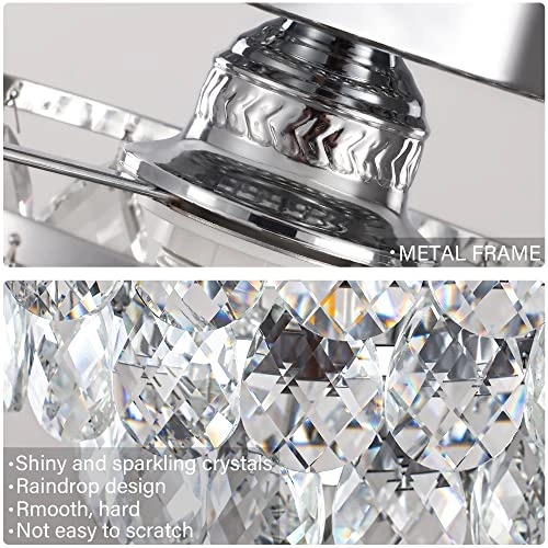 Mini Small Crystal Ceiling Lamp - Dimmable