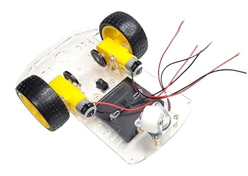 RC 2WD Car Chassis Kit - Two DC motor with speed encoder Arduino ESP32 ESP8266 Raspberry Pi