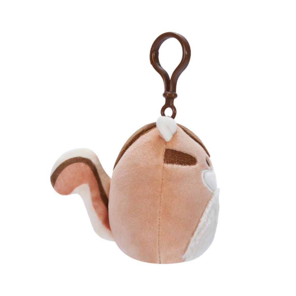 Melzie - Clip-on 3.5 Inch Brown Chipmunk