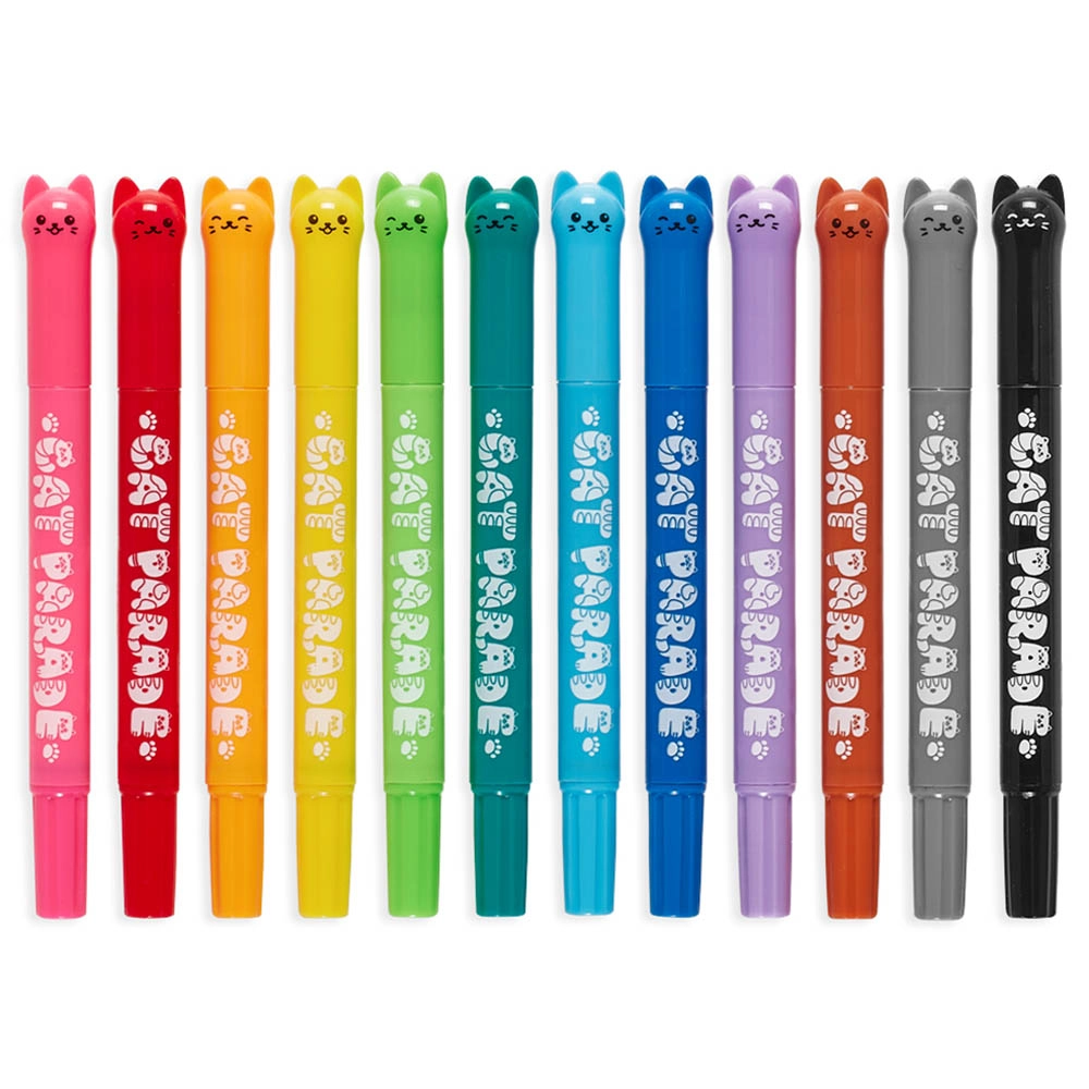 Cat Parade Watercolor Gel Crayons - 12 piece(s)