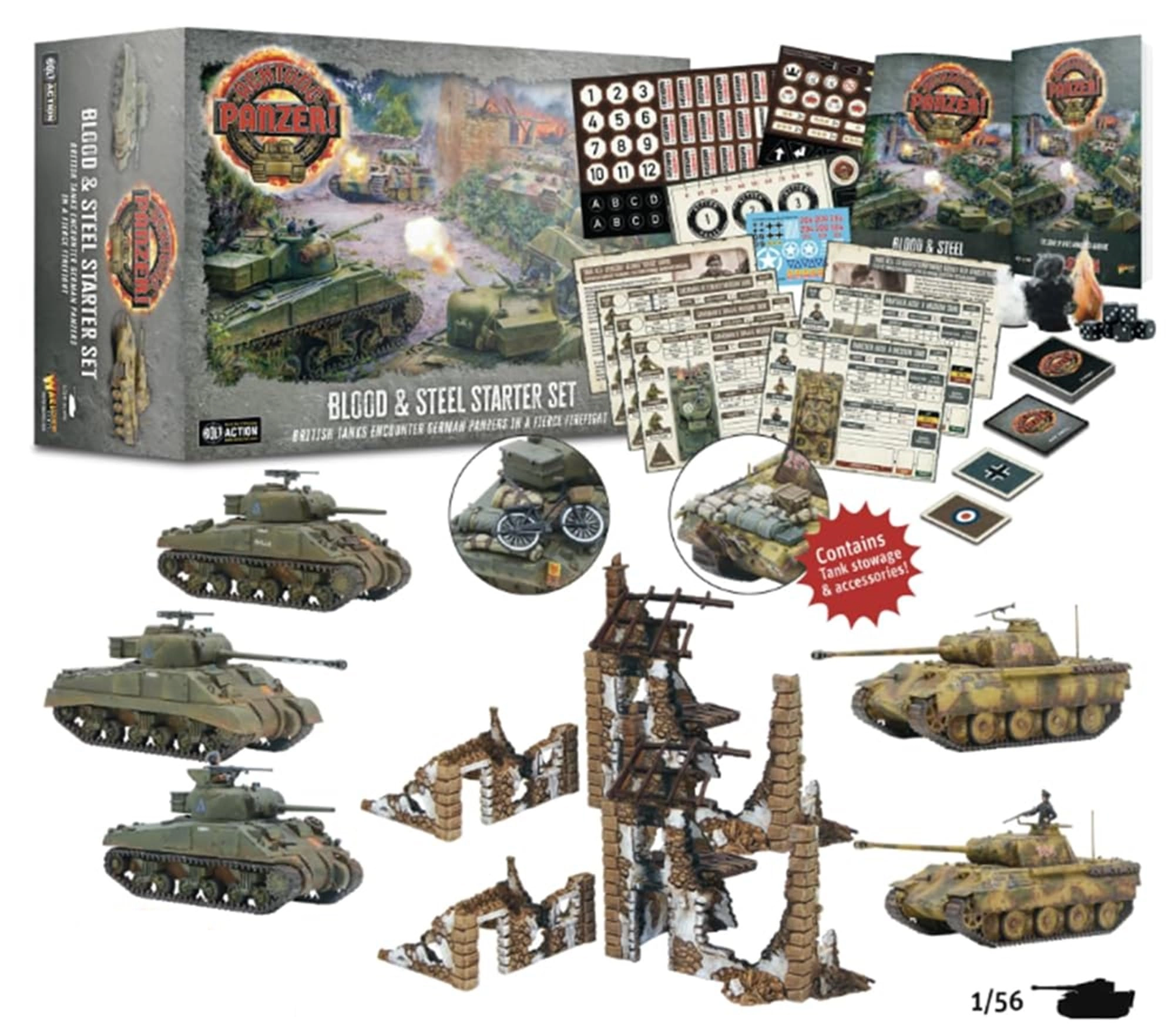 WARLORD GAMES Achtung Panzer!: Blood & Steel Starter Set