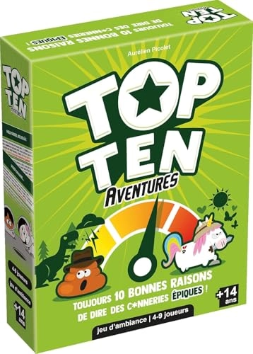 Top Ten - 18 Years + Top Ten Adventure + bottle opener (French)