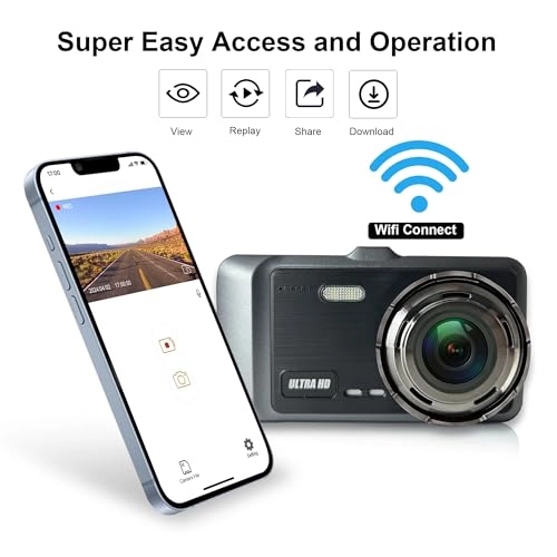2K 4.0" HD Dash Cam 2K
