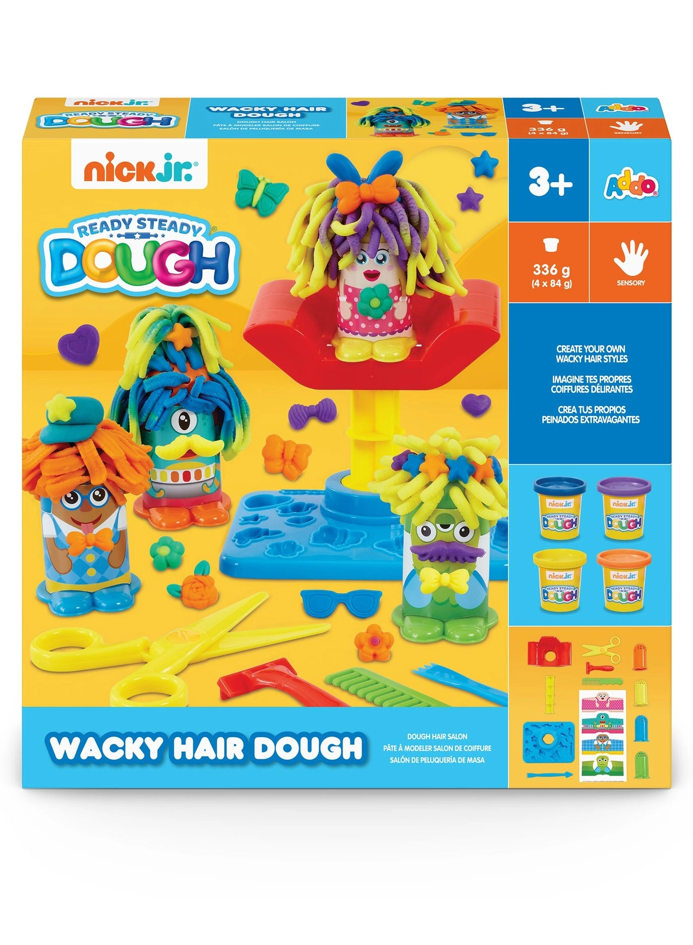 ADDO Ready Steady Dough Wacky Hair Play Dough - 3+ years