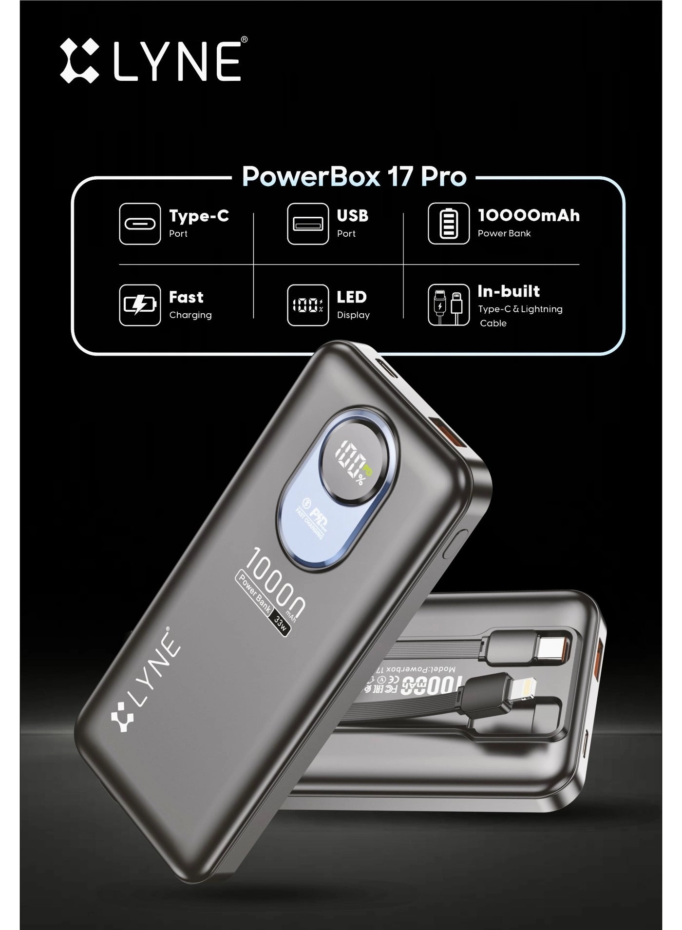 PowerBox i7 Pro - 10000mAh 33W