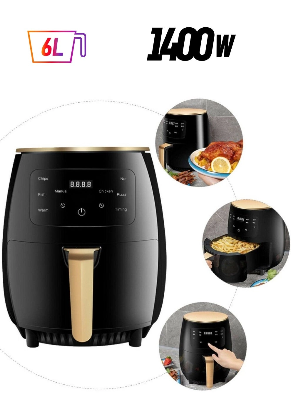 Oil-Free Electric Air Fryer