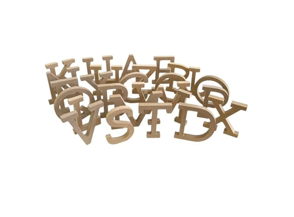 Standing Upper Case Letters - Suitable for 4 years and above 26 Pcs