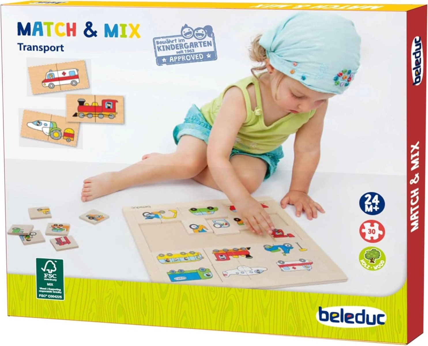 Match And Mix Transport Puzzle - 2+ 30 pieces