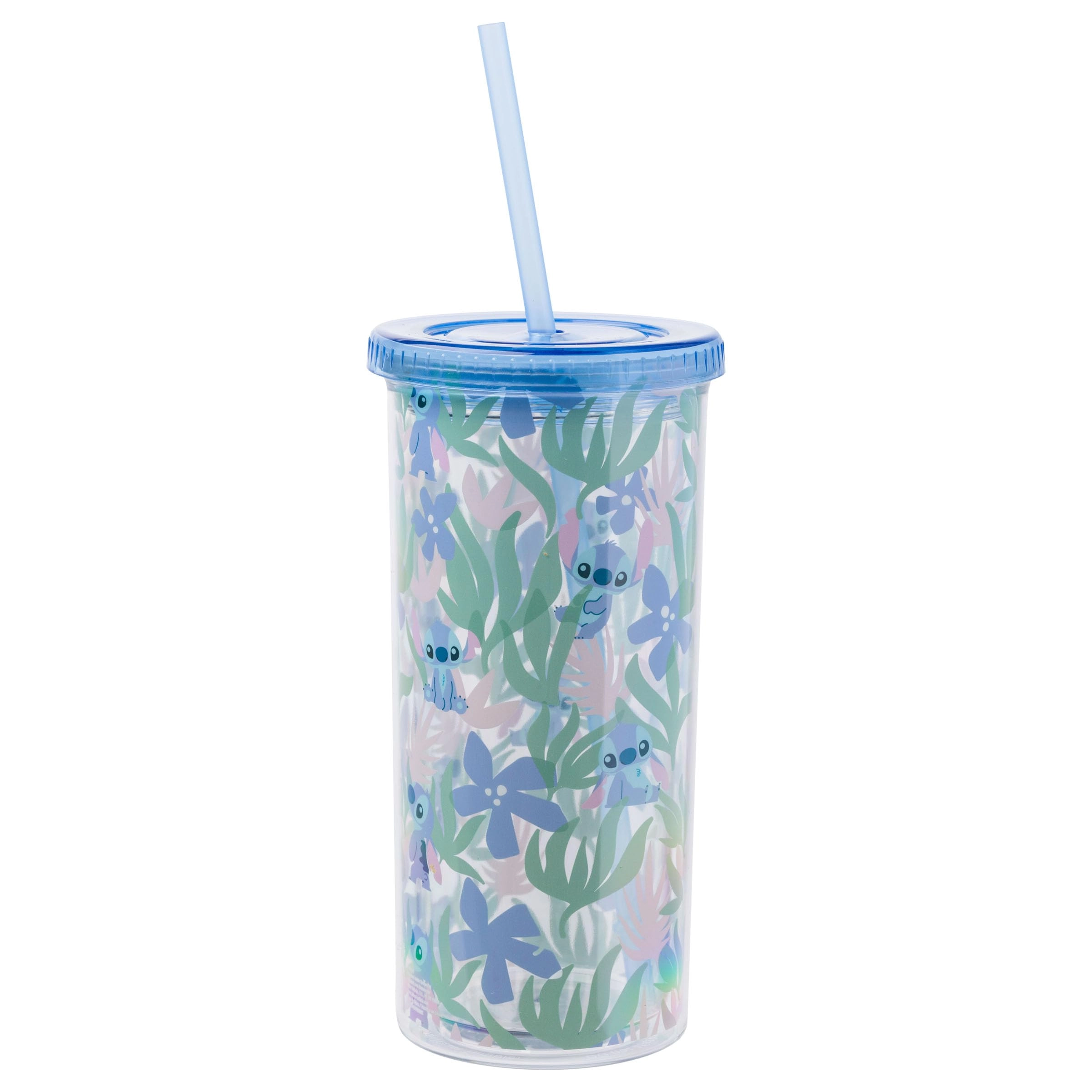 Disney Lilo and Stitch Reusable Cup - 1 pcs - Tropical Pattern