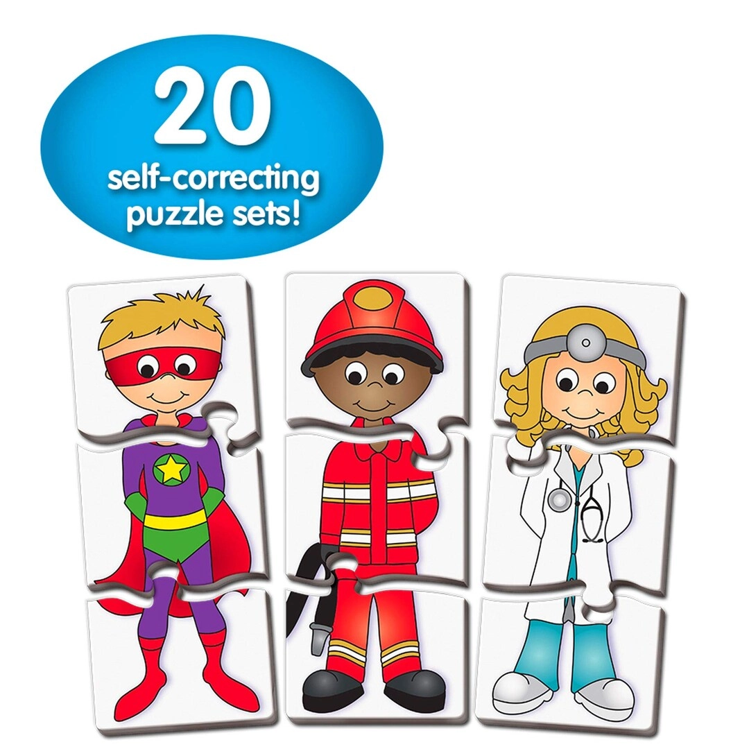 The Learning Journey Match It Who Am I - 3+ 20 pieces