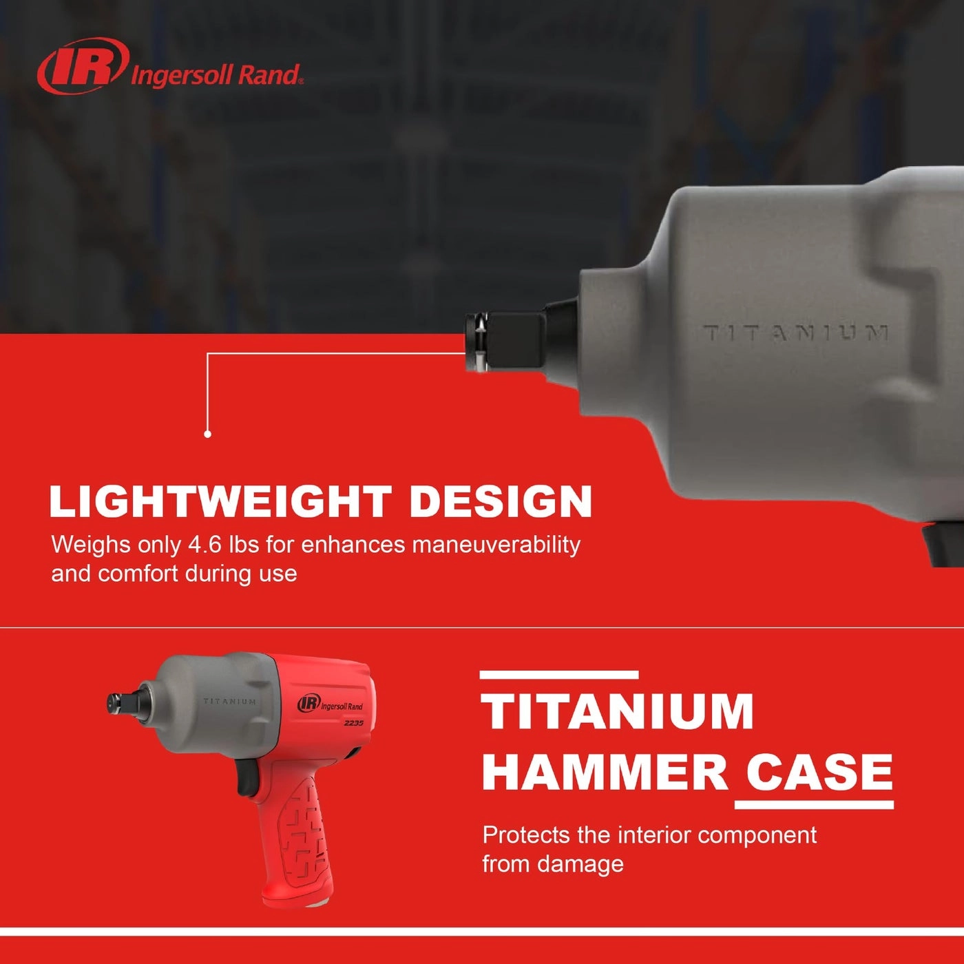 2235TiMAX-R - 1,350 ft-lbs 1/2" Drive