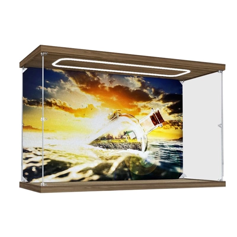 Clear Acrylic Display Case - Lego