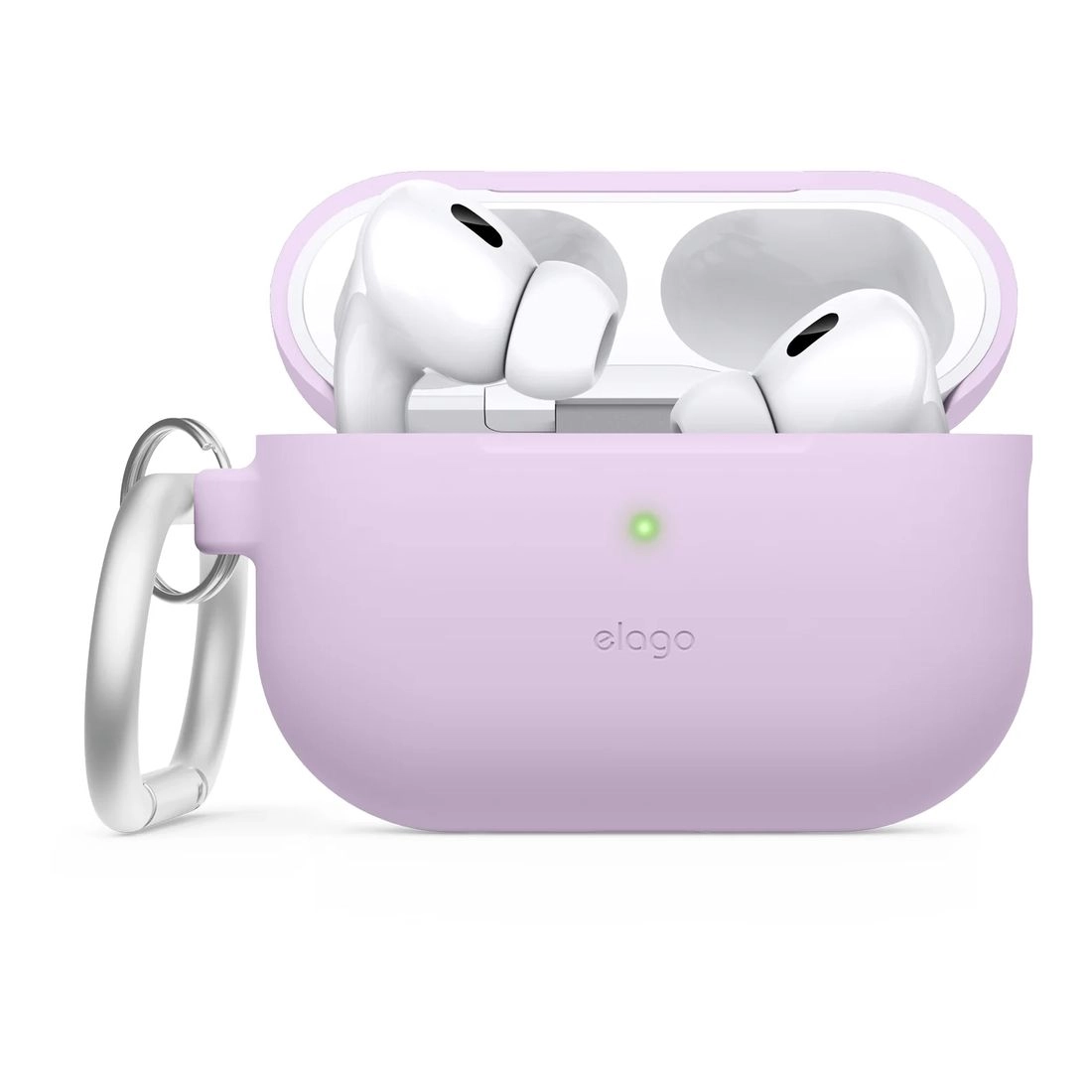 ELAGO DESIGN Silicone Hang Case for AirPods Pro 2 - Lavender
