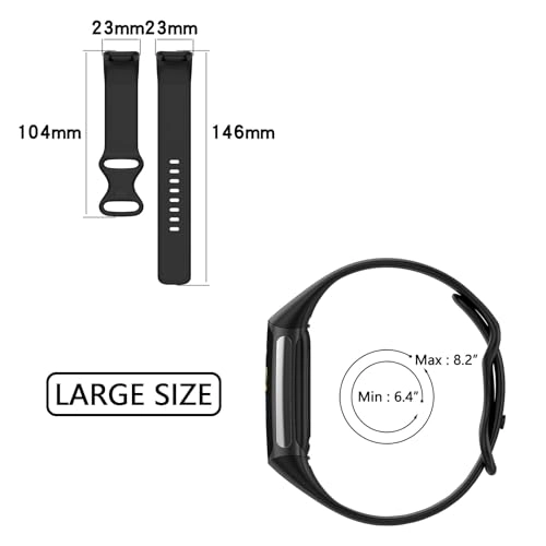 Silicone Watch Band for Fitbit Charge 5