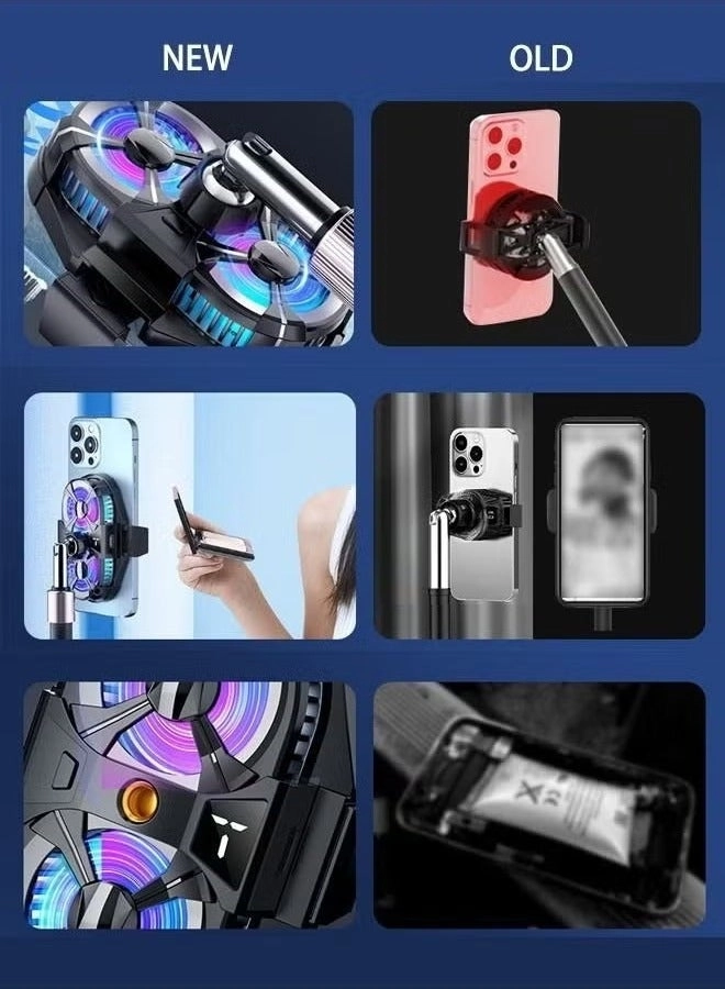 Phone Cooler - Dual Semiconductor Cooling Chip Digital Display