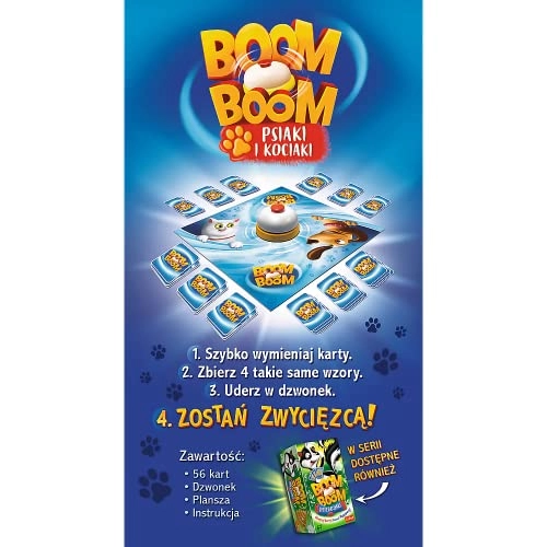 Boom Boom: Cats and Dogs, Puppies and Kittens - Card Game