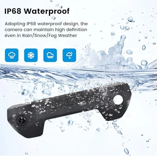 Tailgate Handle Reverse Camera - AHD1080P Wired