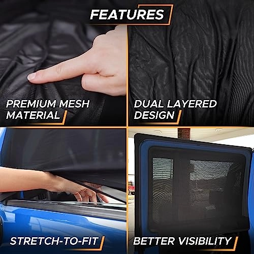 Rear Window Shade - Jeep Wrangler