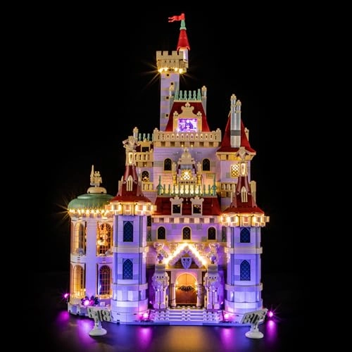 LED Light for LEGO Disney Beauty and The Beast Castle 43263 - Plastic