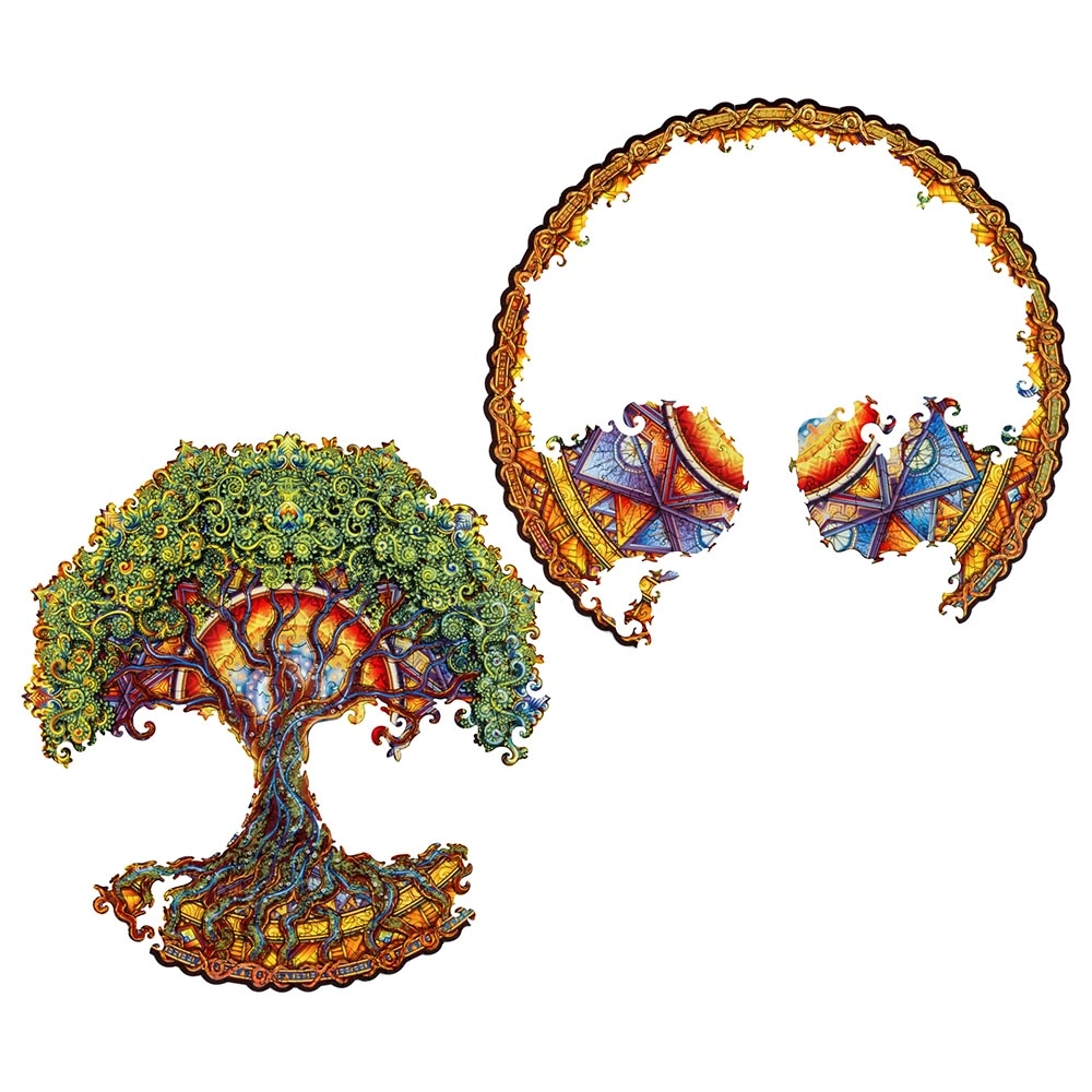 Mandala Tree Of Life Wooden Puzzle (4107390-Tree_Of_Life_M) - 200 pcs