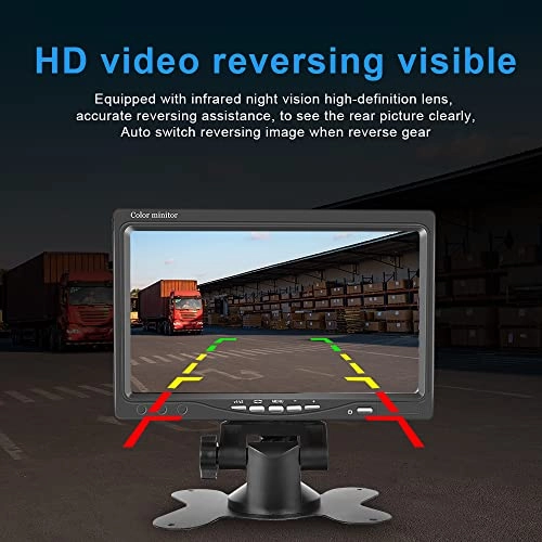 Backup Camera - 720P Night Vision + AHD Monitor - 7 inch Bluetooth