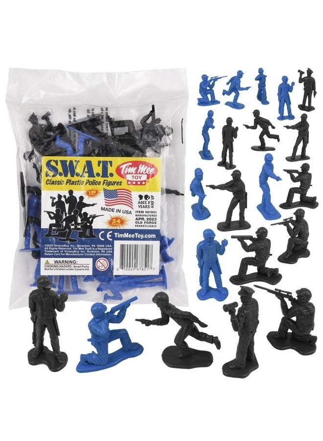 Tim Mee Toy SWAT Plastic Army Men - Police 24 pcs