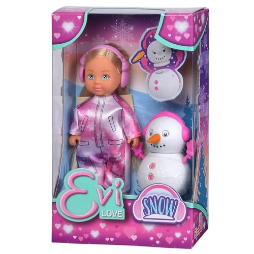 Evi Love Snow Toy Doll - 12 cm Multicoloured Ages 3+