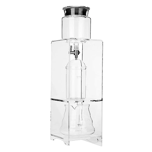 Ice Drip Coffee Maker - Adjustable Rate Dripper Stainless Steel Filter