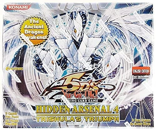 YuGiOh 5Ds Hidden Arsenal 4 Trishulas Triumph Booster Box - 24pcs 5 cards/pack