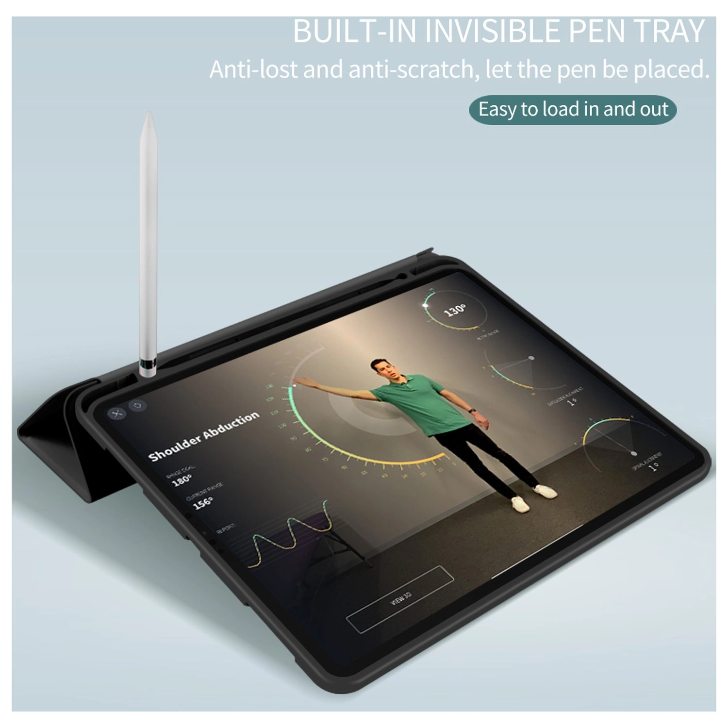 Folio Case with Pencil Holder for iPad Pro 11-inch (2020)