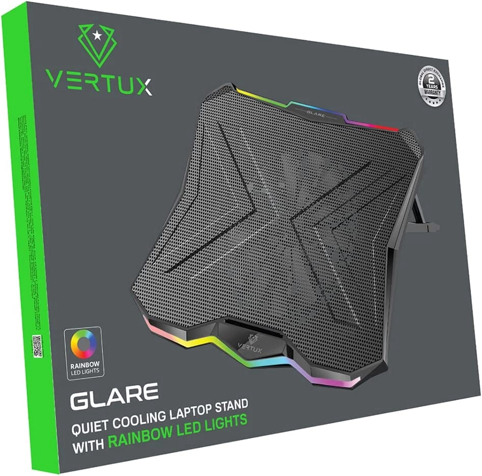 Glare Quiet Cooling Laptop Stand - 17 inch