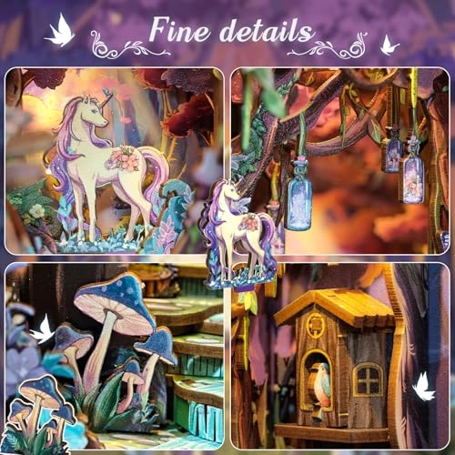 Book Nook - Forest Unicorn