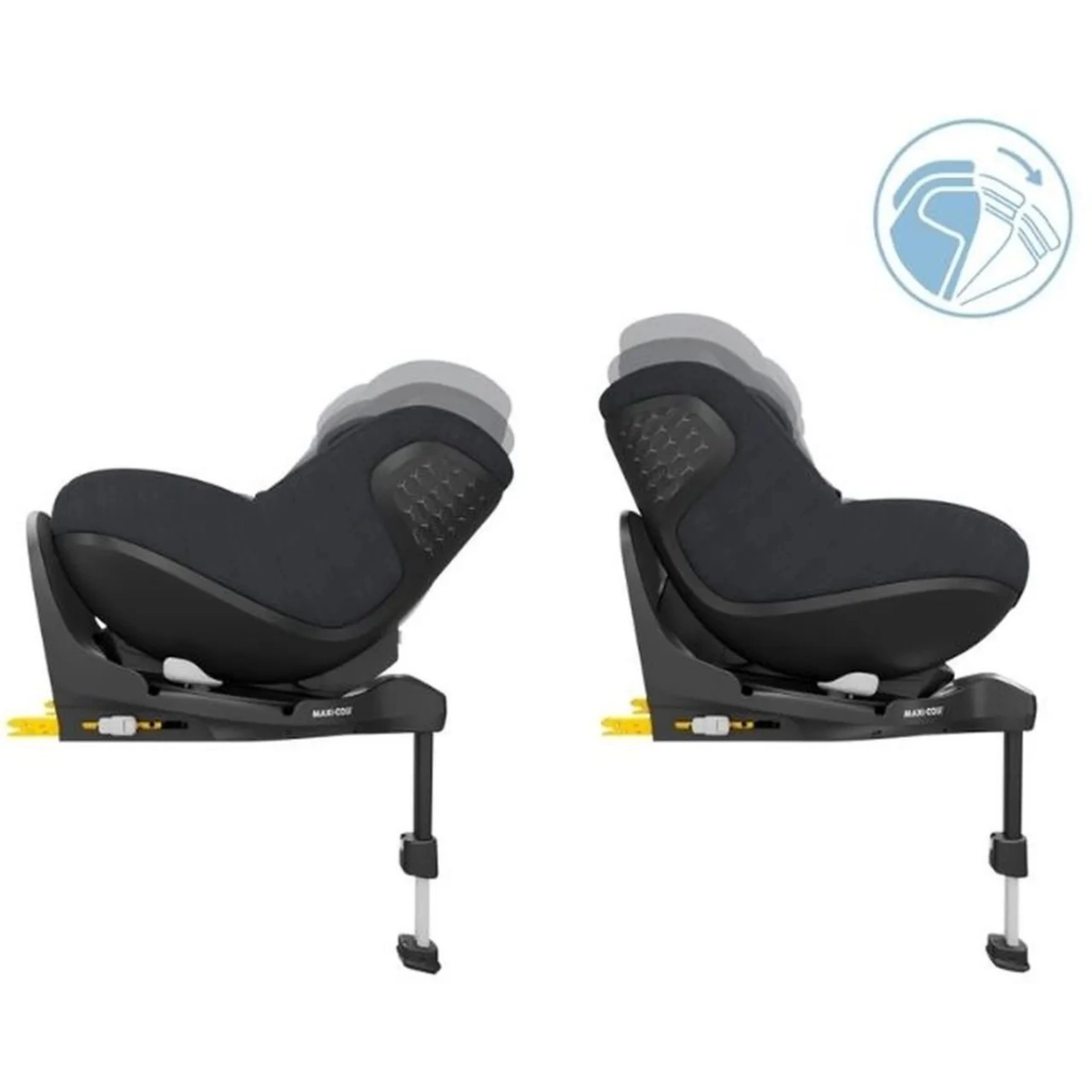 Pearl 360 Pro - Authentic Black 360° rotation 5 recline positions