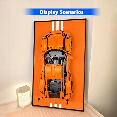 Display Wall Plate for LEGO Porsche 911 GT3 RS 42056 - 75X45cm