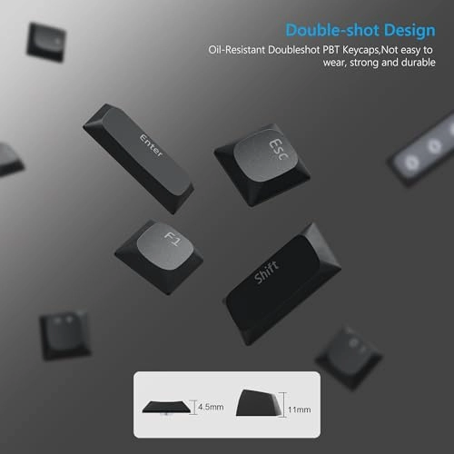 Pudding Keycaps - 165 Keys PBT