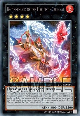 Yu-Gi-Oh! Brotherhood of the Fire Fist - Cardinal LTGY-EN054 - Unlimited Edition