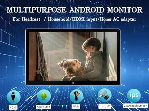 Android Headrest Monitor - 10.1 Inch