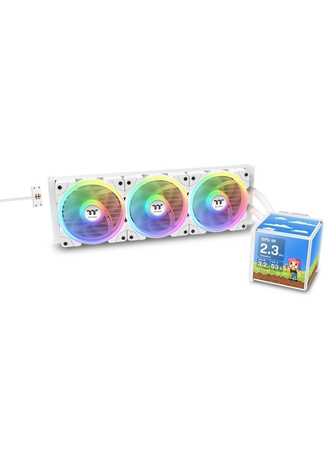 Thermaltake MINECUBE 360 Ultra - 360mm Radiator Quad TFT LCD Display