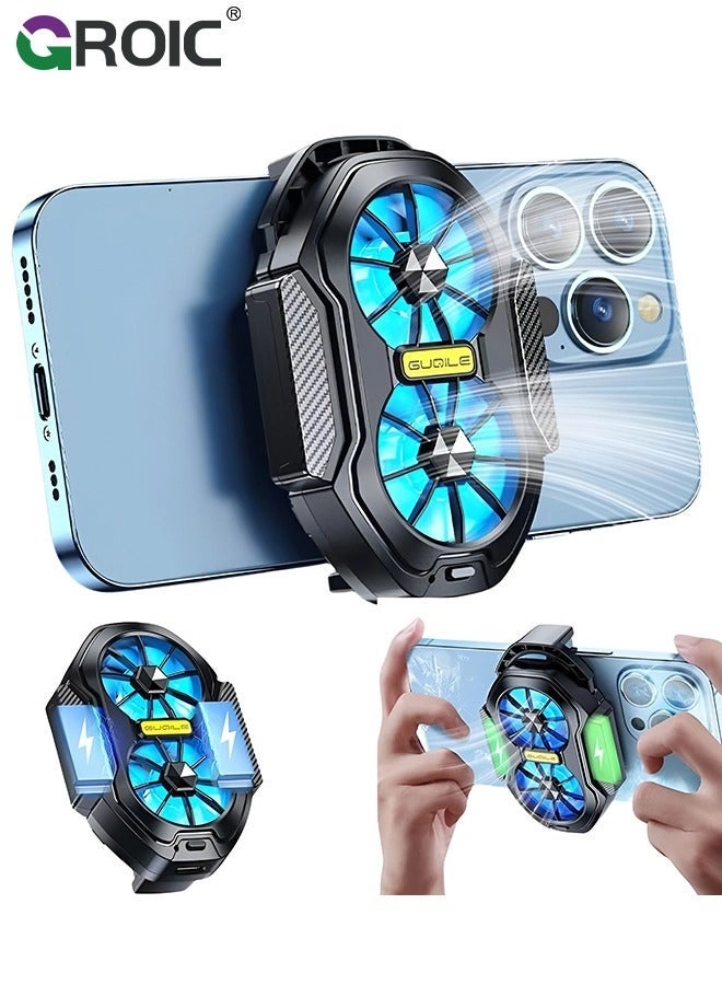 Phone Cooler - 3 Cooling Modes RGB Lights