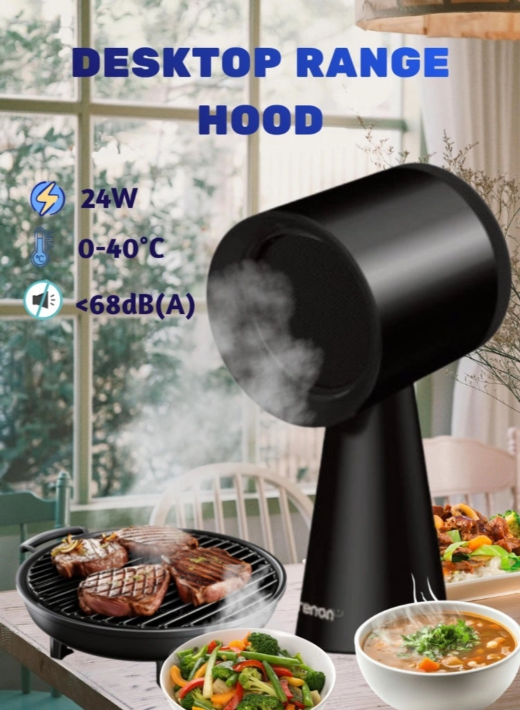 Mini Desktop Range Hood - 150 Cubic Meters Per Hour