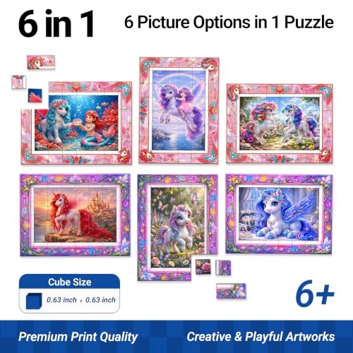 Fairy Unicorns Puzzle (P1.PC48.UNICOF) - 48 pcs