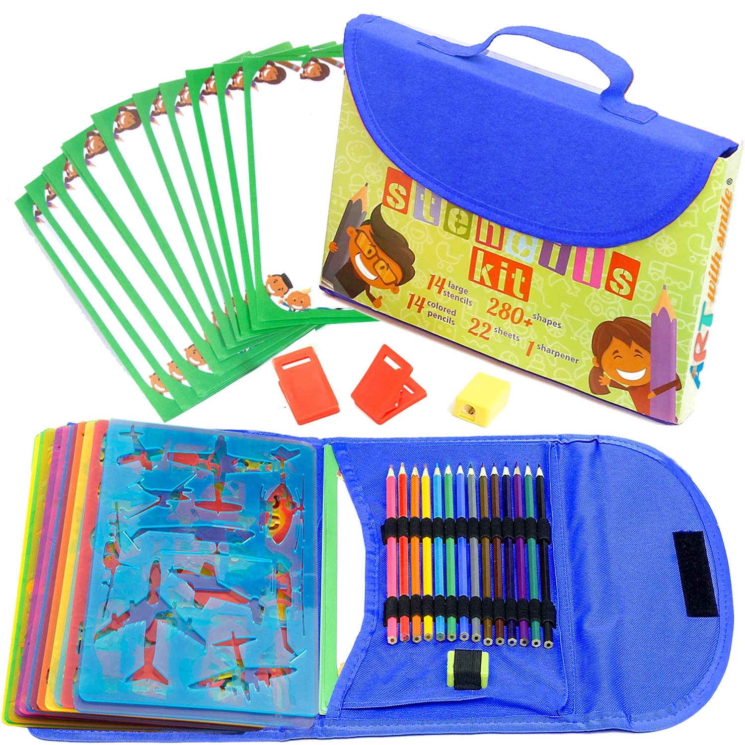 SK-04 - 55-piece 13 colored pencils