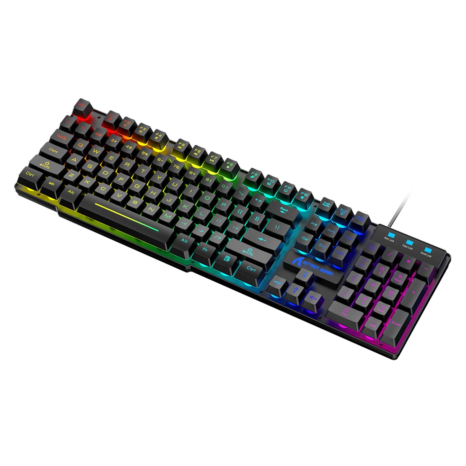 ATTACK SHARK Wired Gaming Keyboard - Wired