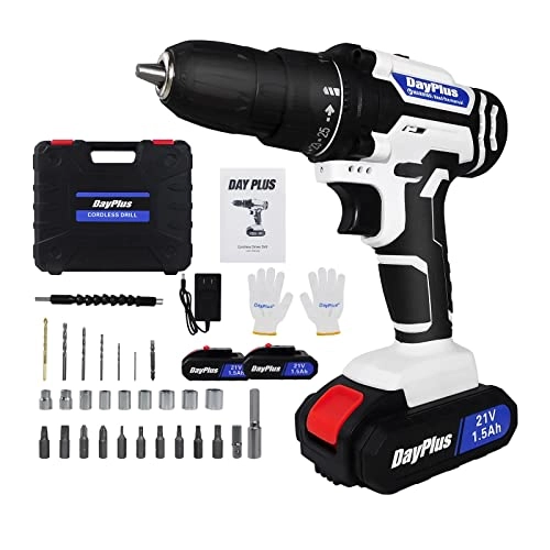 Cordless Drill Set - 1300MAh 21 Volts