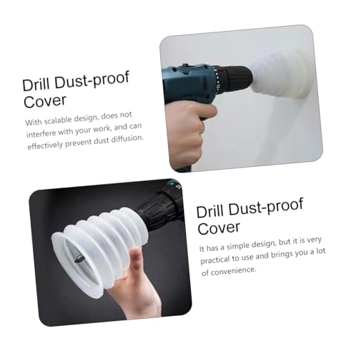Drill Cover - 4pcs Silicone White